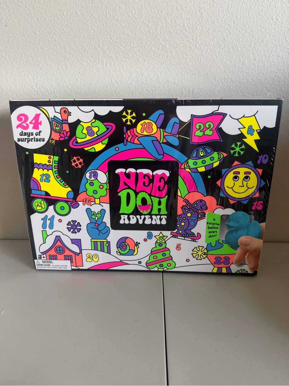 Sealed - Nee Doh Advent Calendar - Official- 24 Nee Doh Surprises - Christmas